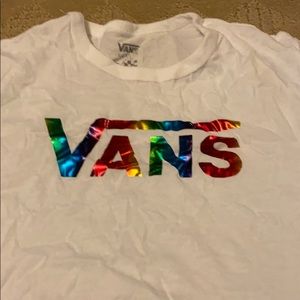 Short sleeve white tee